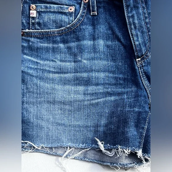 AG ADRIANO GOLDSCHMIED HaileyCutt Off EX Boyfriend Denim Shorts